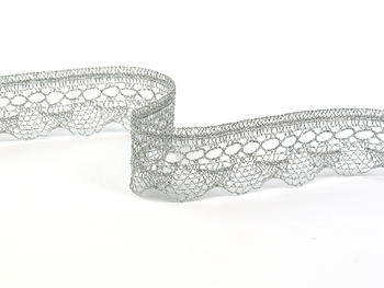 Bobbin lace No. 82216 silver | 30 m - 2