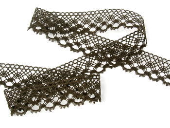 Bobbin lace No. 82222 dark brown | 30 m - 2