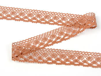 Bobbin lace No. 82222 terracotta | 30 m - 2