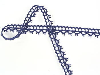 Bobbi lace No. 82226 dark blue | 30 m - 2