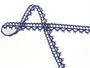 Bobbi lace No. 82226 dark blue | 30 m - 2/3