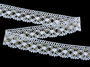 Bobbin lace No. 82231 white/gold | 30 m - 2/6