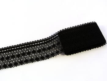 Bobbin lace No. 82240 black | 30 m - 2