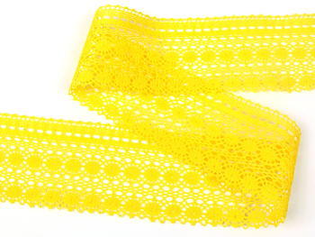 Bobbin lace No. 82240 yellow | 30 m - 2