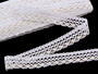 Bobbin lace No. 82327 white/gold | 30 m - 2/3