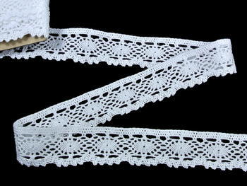Bobbin lace No. 82338 white | 30 m - 2