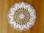 Tablecloth EMILIE white/pink, diameter 17 cm - 2/3