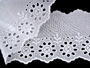 Embroidery lace No. 65020 white | 9,2 m - 3/5