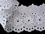 Embroidery lace No. 65024 white | 9,2 m - 3/5