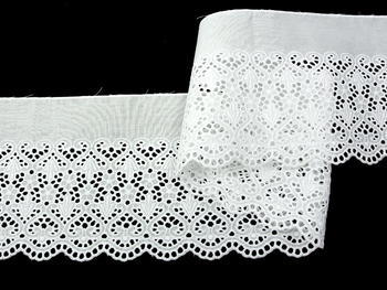Embroidery lace No. 65123 white | 9,2 m - 3