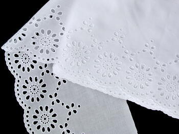Embroidery lace No. 65033 white | 14,4 m - 3