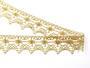 Metalic bobbin lace 75041, width 40 mm, gold - 3/4