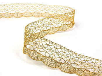 Bobbin lace No. 75077 gold | 30 m - 3