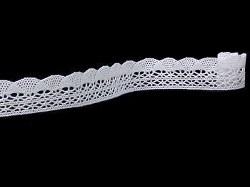 Bobbin lace No. 75077 white | 30 m - 3