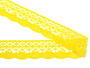 Bobbin lace No. 75077 yellow | 30 m - 3/4