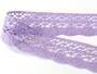 Cotton bobbin lace 75077, width 32 mm, purple III - 3/5