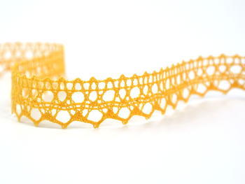 Bobbin lace No. 75087 dark yellow | 30 m - 3