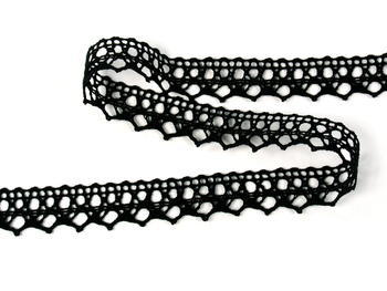 Bobbin lace No. 75087 black | 30 m - 3