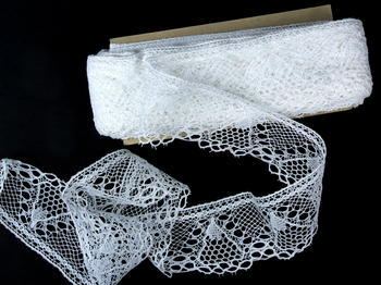 Bobbin lace No. 75028 white mercerized | 30 m - 3