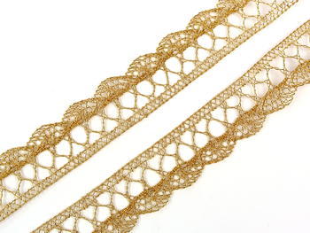 Bobbin lace No. 75428/75099 gold | 30 m - 3