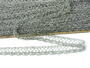 Metalic bobbin lace 75099, width 18 mm, Lurex silver - 3/6