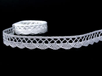 Bobbin lace No. 75428/75099 white | 30 m - 3