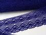 Cotton bobbin lace 75110, width 53 mm, purple/violet - 3/5