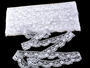 Bobbin lace No. 75129 white | 30 m - 3/4