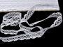 Cotton bobbin lace 75133, width 19 mm, white - 3/5