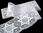 Cotton bobbin lace 75138, width 95 mm, white - 3/5