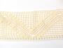 Cotton bobbin lace insert 75148, width 100 mm, ecru - 3/4