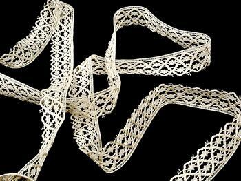Cotton bobbin lace 75173, width 26 mm, ecru - 3