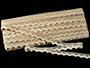 Cotton bobbin lace 75191, width 15 mm, ecru - 3/4