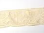 Cotton bobbin lace 75204, width 100 mm, ecru - 3/4