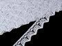 Cotton bobbin lace 75206, width 33 mm, white - 3/5