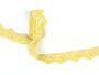 Cotton bobbin lace 75207, width 14 mm, light yellow - 3/4