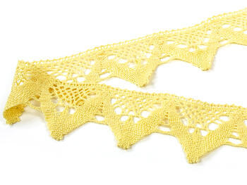 Bobbin lace No. 75221 light yellow | 30 m - 3