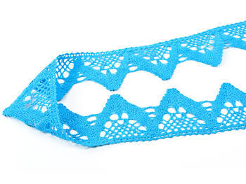 Bobbin lace No. 75221 turquoise | 30 m - 3
