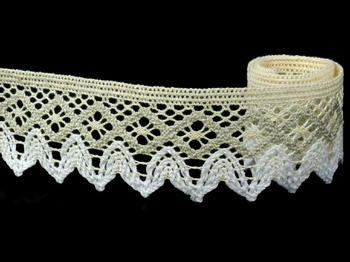 Bobbin lace No. 75222 ecru/light linen/white | 30 m - 3
