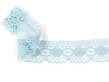 Bobbin lace No. 75223 pale blue | 30 m - 3