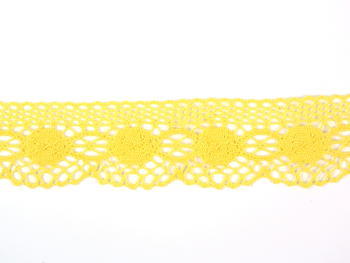 Bobbin lace No. 75223 yellow | 30 m - 3