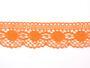 Cotton bobbin lace 75223, width 50 mm, rich orange - 3/3