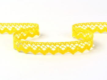 Bobbin lace No. 75259 yellow | 30 m - 3
