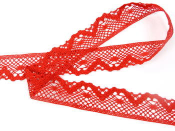 Bobbin lace No. 75261 red | 30 m - 3