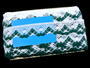 Bobbin lace No. 75261 white/green | 30 m - 3/3