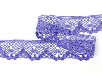 Cotton bobbin lace 75261, width 40 mm, purple II - 3