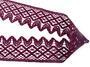 Cotton bobbin lace 75293, width 68 mm, violet - 3/4