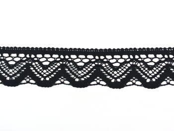 Bobbin lace No. 75301  black | 30 m - 3