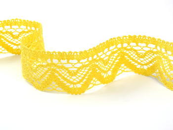 Bobbin lace No. 75301  yellow | 30 m - 3