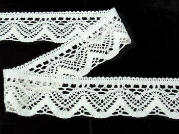 Bobbin lace No. 75301 toned white | 30 m - 3